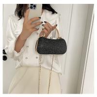 Bolso De Noche Para Mujer Elegante Con Diamantes Y Cadena De Hombro En Forma De Huevo Bolso De Mano Con Cierre Hasp Para Bodas Y Fiestas - details 37