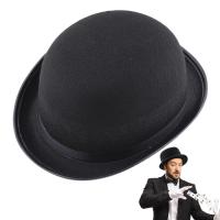 Sombrero De Mago De Navidad Para Hombres Y Mujeres Sombrero De Jazz Gentleman Rojo Negro Fiesta Bowler Bombin Teatro Escenario Disfraz - details 7