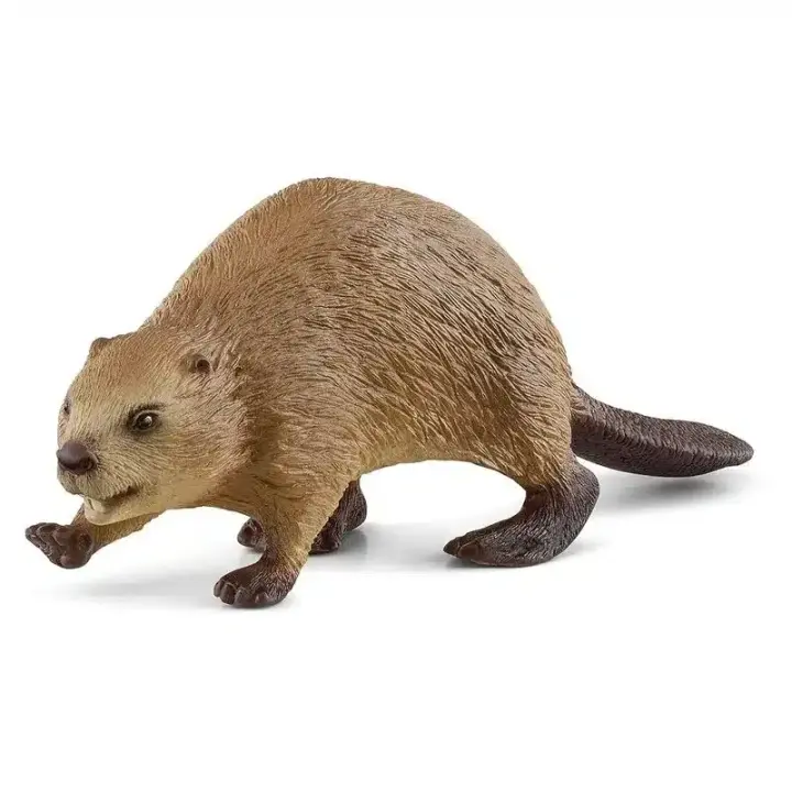 Figura Castor de la línea Wild Life de Schleich para coleccionar 14855 - 1