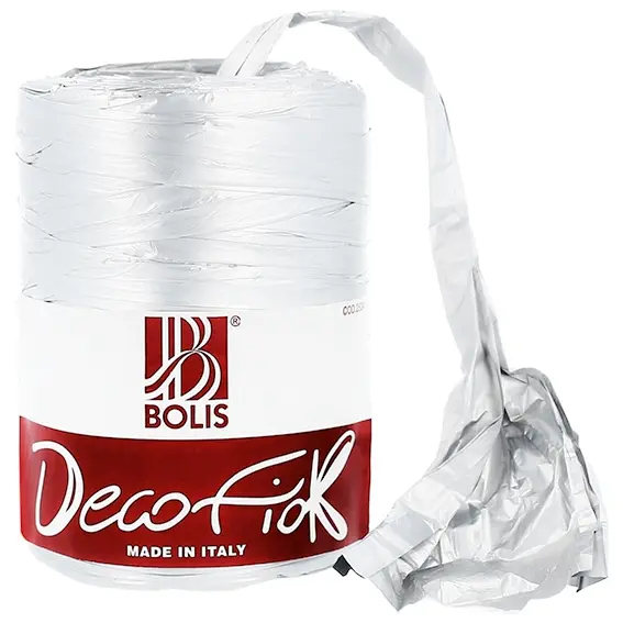 Cinta Decofiok Plateada de 10 cm de Ancho | Ideal para Envolver Regalos y Manualidades | Resistente a Líquidos | Original y Vistosaество - 1