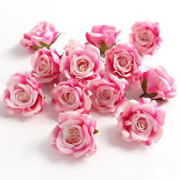 5/10pcs Cabezas De Rosa Silken Artificial Para Scrapbooking Decoración De Casas Bodas Navidad Arco De Navidad Decoración De Pasteles - details 14