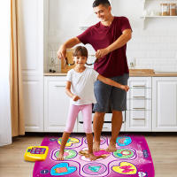 Alfombrilla de Baile Electrónica con Luces LED Ajustable Volumen Incorporado Música 5 Modos de Juego para Regalos de Navidad y Cumpleaños para Niñas Juguetes Interés: Música - details 9