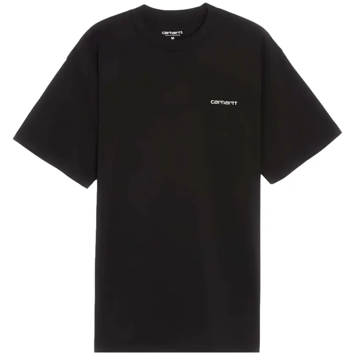Camiseta de Manga Corta Carhartt WIP Script Embroidery T-Shirt para hombre en color negro - 1