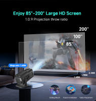 Proyector Portátil DOAN HY320 Mini Native 720P Soporta 4K Android 11 300ANSI Dual Wifi6 BT5.2 Exterior Rotable 180° Proyector - details 6