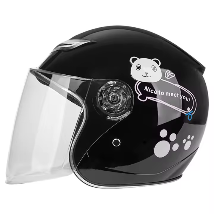 Para Niños Helmet With Patrón De Dibujos Animados Anti Caída Segurbad En Cuatro Estaciones Protección Para Motocicleta Casco De Carcasa De ABS Unisex - 1