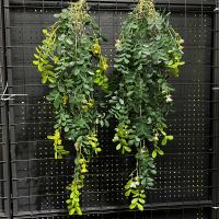 1PC Planta Artificial Colgante De Hierba Verde Falsa Valla De Plástico Para Decoración De Jardín Y Restaurante Arquitectura Suave - details 2