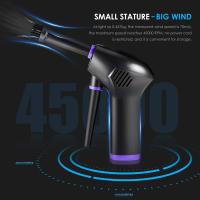 Aspiradoras de Aire comprimido para computadoras, USB Air Duster para lipolar, Mini aspiradora recargable de 15000mAh, Aspirador de Teclado con Luz LED, Potente plumero de Aire comprimido - details 2