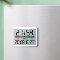 Reloj Electrónico De 3.5 Pulgadas Con Medidor De Temperatura Y Humedad Indor Sensor LCD Estación Climática Digital - details 4