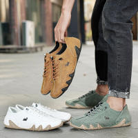Zapatos De Cuero Para Hombre Moda Casual Comodidad Exterior Caminar Botas De Tobillo Lujo Zapatos Casuales 2023 Antideslizantes Impermeables Talla Verdadera - details 12