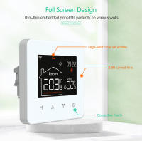 Termostato Inteligente Tuya Para El Hogar Control Remoto De Temperatura Para Suelo Calentado Eléctrico Y Calefacción De Gas Con Google Alexa - details 3