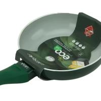 Lifestyle Sarten aluminio antiadherente cerámico 20cm/24cm/28cm | Gold eco green, respeto con el medioambiente | Antiadherente cerámico | Válida para inducción y todo tipo de fuegos | Libre de PFOA y PTFE | Mango tacto silicona - details 2