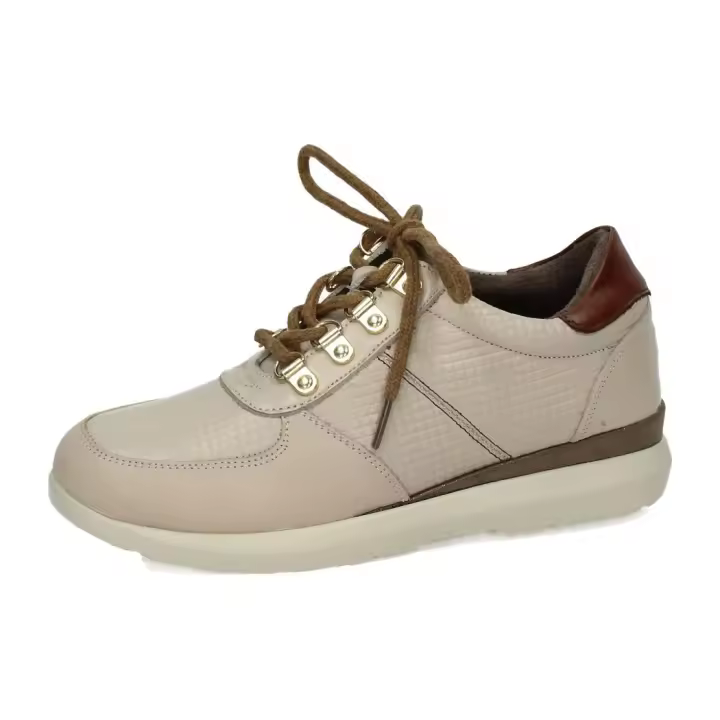 Deportivos marca MARIN para mujer en color hielo. DEPORTIVOS DE PIEL - 1