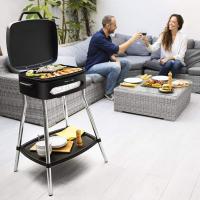 Cecotec 3061 PerfectCountry BBQ . Barbacoa Eléctrica Con Patas Tapa Abatible Revestimiento RockStone Bandeja Recogegrasas Temperatura Ajustable 2000 W. - details 2