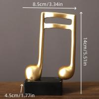Trofeo Musical Minimalista Moderno En Resina Obra De Arte Para Decoración Del Hogar Colección Souvenir Objetos Accesorios Regalo De Vacaciones - details 2