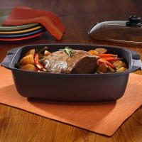 Grill roaster antiadherente a la piedra 34cm 6.5 litros. Todo tipo de cocina. Bandeja de horno de asado - details 1