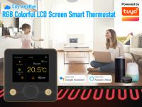 Termostato Inteligente Tuya Para Piso Eléctrico Calentamiento De Agua Y Boilero Gas Controlador De Temperatura Underfloor Compatible Con Alexa Y Google Assistant - details 15