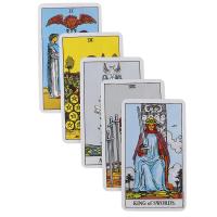 Mazo De Tarot Rider Waite En Inglés Y Español Para Divinación Personal Juego De Mesa Para Niñas Versión Completa Del Oráculo - details 5
