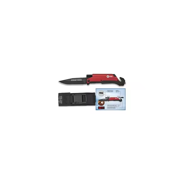 NAVAJA SUPERVIVENCIA ALBAINOX 9CM CON LINTERNA K25 - 1