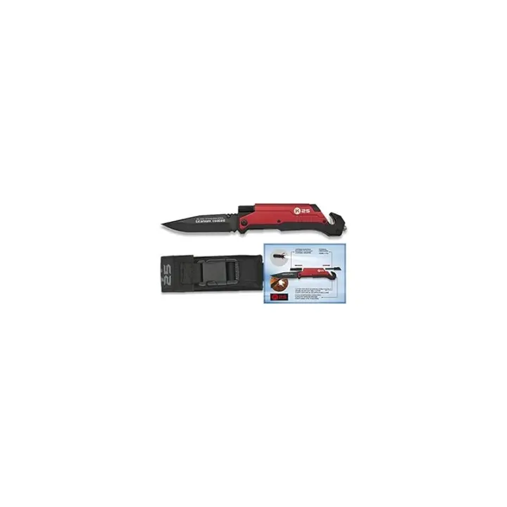NAVAJA SUPERVIVENCIA ALBAINOX 9CM CON LINTERNA K25 - 1