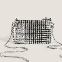 Bolso De Hombro Mini Jiomay Para Mujer Diseñador Lujo 2024 Con Diamantes Y Cadena Bolso De Fiesta Versátil Para Labial - details 7