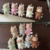 Figura De Colección Labubu El Corazón De Los Monstruos Macarón Esmalte Caja Sorpresa PVC Decoración De Escritorio Muñeca Kawaii Regalo De Navidad Para Niños - details 0