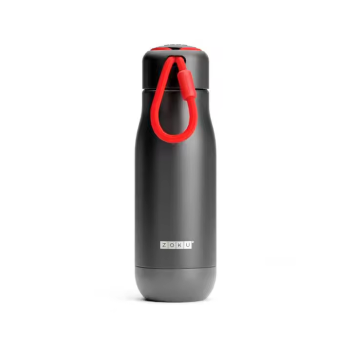 ZOKU PC - Botella Térmica de 0.35L en Acero Inoxidable de Doble Pared. Black - 1