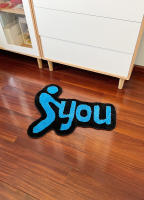 Carpetas Geométricas Azules Con Punto Irregular Alfombra Para Dormitorio Y Sala De Estar Resistentes Al Desvanecimiento Antideslizantes Decoración Aestética Para El Hogar Alfombrilla Para Piezas De Dormir - details 2