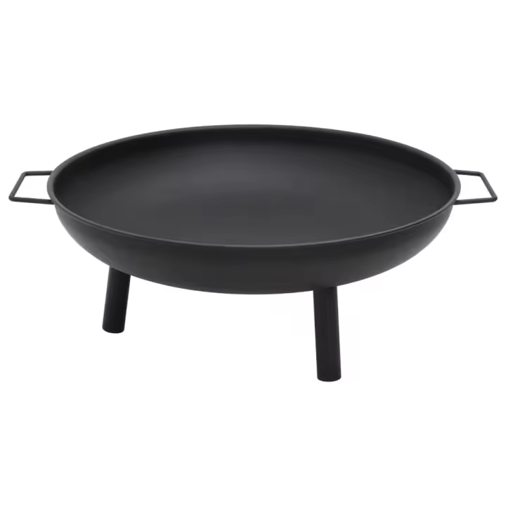 vidaXL Brasero de Acero 67,5x58x22,5 cm Chimenea Fogata Calentador Patio Horno Color Marrón,  Negro, y mas - 1