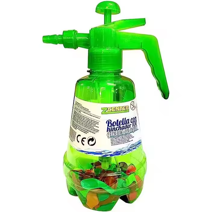 LILI HOME Pack de 2 Bolas De Agua Ø11 cm + 42 Globos Y más juegos para elegir. Juego Divertido y Refrescante Este divertido set incluye una bola compuesta de 2 piezas que se abren para introducir en su interior globos llenos de agua, ofreciendo una - 1
