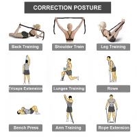 Banda De Resistencia Para Yoga Y Pilates Cinturón De Estiramiento Auxiliar Para Adultos Adecuado Para Entrenamiento De Danza Latina Y Fitness Para Principiantes - details 7