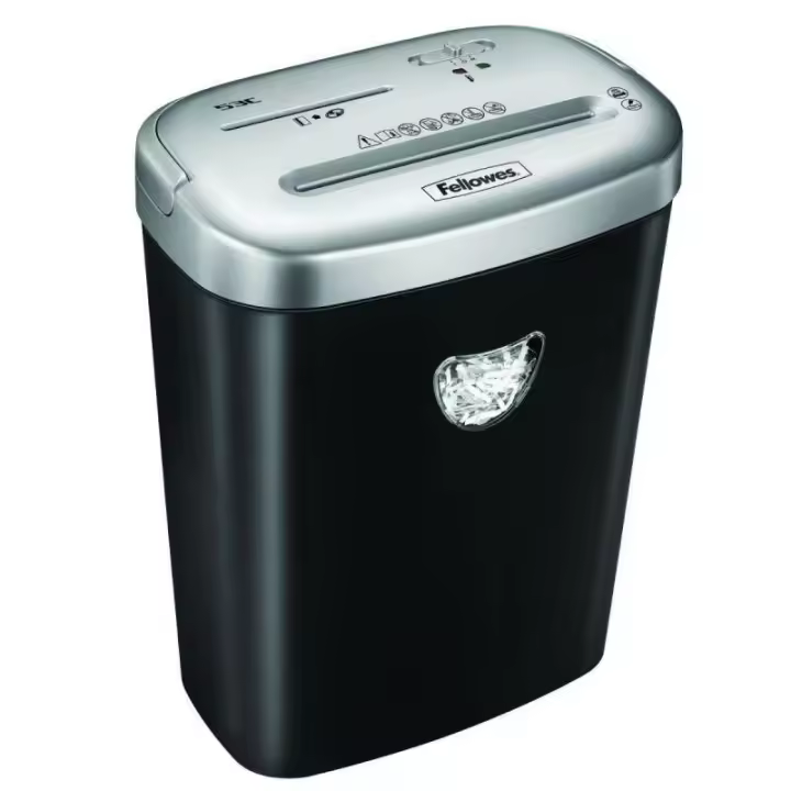 Destructora Fellowes 53C/ Corte en Partículas de 4 x 35mm/ Plata y Negra - 1
