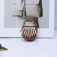 Mini Kalimba De Madera De 8 Teclas Calidad Superior Instrumento Musical Accesorio De Piano De Dedos Regalo Elegante - details 14