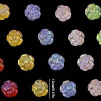 100pcs Bolas De Acrílico Transparentes En Forma De Rosa Y Mariposa Con Color AB Para La Creación De Joyería Accesorios DIY - details 3