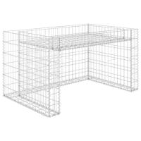 vidaXL Cobertizo de cortacésped con arriate alambre acero 110x80x60 cm - details 1