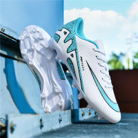 Nuevos Zapatos De Fútbol Ultraligeros Para Hombres Con Suela De Goma Respirables Y Microfibra Botas De Fútbol De Interior Con Tornillo Largo Entrenamiento Deportes Y Moda - details 26