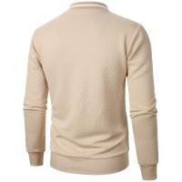 Conjunto De Sudadera Y Chaqueta Ligera Para Hombre En Color Sólido Estilo Casual Con Cierre De Cremallera Pantalones Con Cierre Elástico Streetwear Para La Vida Diaria - details 9