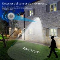 Luces Solares Exteriores 256 LED Con Sensor De Movimiento Iluminación De Seguridad IP65 Impermeable Para Exteriores Cable De 16.4 Pies - details 2