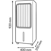 Ventilador de Techo con Luz OStarkDom 68W LED, Motor AC Silencioso, 3 Velocidades, Mando a Distancia, Función Verano/Invierno, IP20, 3 Años de Garantía - Blanco 55cm OstarkDom-leduni - details 12