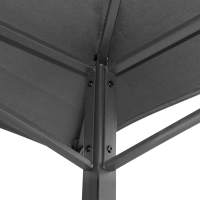 vidaXL Cenador barbacoa estante lateral acero antracita 240x150x243 cm - details 4