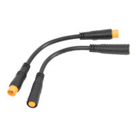 Cable De Acelerador De Mano Para Bicicleta Eléctrica 3 Pin Conectores Impermeables Hembra-Macho/Macho-Hembra Accesorios Para Scooter - details 12