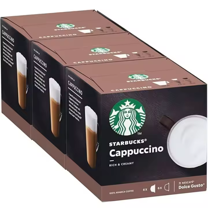 Nestlé Cappuccino Starbucks Dolce Gusto | Café Intenso y Cremoso - 1