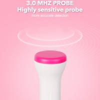 Monitor De Ritmo Cardíaco Fetal Ultrasonido 3MHz Detector De Latidos De Bebé Estéreo Doppler Stethoscope Para Embarazadas - details 4