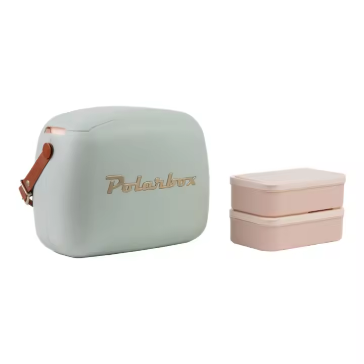 Nevera CoolerBag 6L Matcha Gold Pop - Pop con Asa Marrón Polarbox - 1