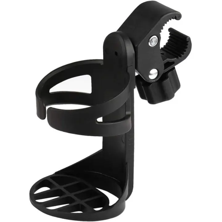 Portavasos de Bicicleta, Universal Porta Botellas para Bebidas Rotación de 360 Grados Jaula de la Botella de Agua para Bicicletas(Calibre Grande) - 1