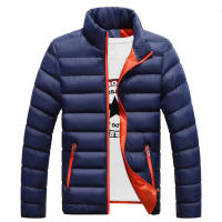 Nueva Chaqueta De Invierno Para Hombre Con Cuello Erguido Y Cremallera Chaqueta De Algodón Gruesa De Manga Larga Tallas Grandes - details 6