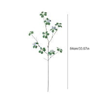 Simulada Rama Enredada De Flores Con Campana Colgante Y Madera Borracha Decoración De Pared a Piso Para Sala De Estar Planta Forestal Artificial - details 4