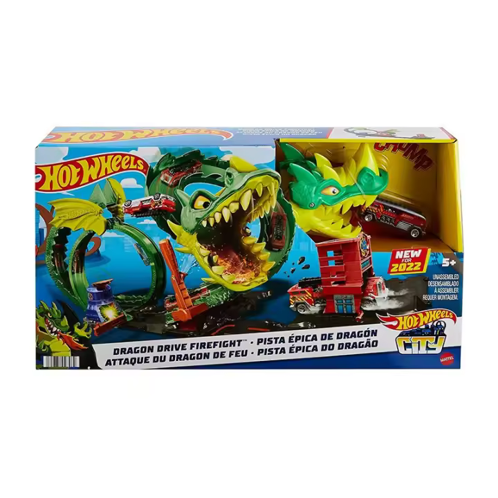 Mattel Hot Wheels Pista Dragón Furioso - 1