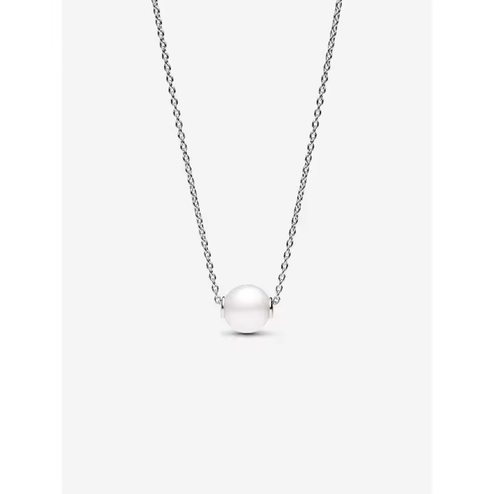 Pandora - Collar de Perlas cultivadas de Agua Dulce-Plata de Lei - 1