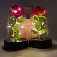 Rosa Eterna Luminosa Para Regalo De Boda Cumpleaños Día De San Valentín Adorno Colorido Para Mujer Madre Novia Esposa Decoración Del Hogar - details 3