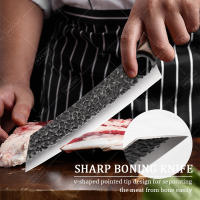 Cuchillo De Cocina Profesional WXCOO Acero Inoxidable Multiusos Para Picar Y Cortar Cuchillo De Chef Forjado a Mano Herramienta De Cocina Ecológica - details 3